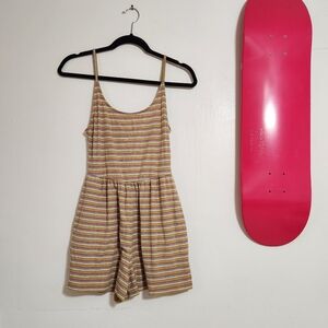 Striped Sleeveless Romper